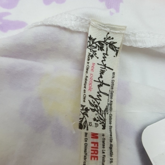 NWT Free People So Much off the Shoulder Bodysuit XS Floral - Picture 6 of 8